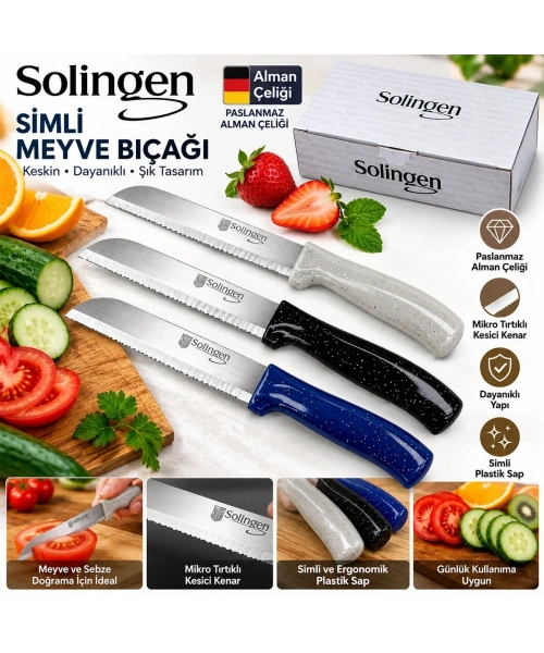 60 ADET SİMLİ MEYVE BIÇAK (5468)