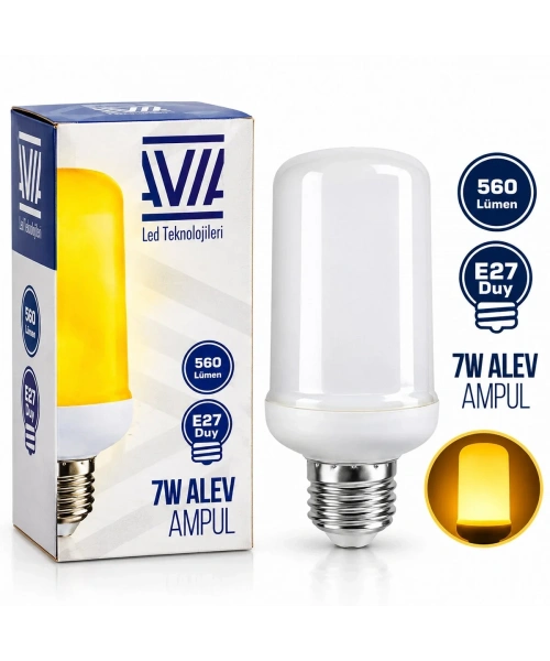 7W E27 ALEV AMPUL LAMBA 560 LÜMEN IP20 (5468)