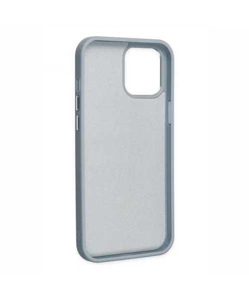 Apple iPhone 12 Pro Max Kılıf Asya Deri Silikon - Sierra Blue