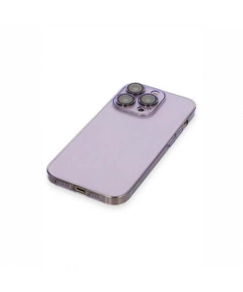 Apple iPhone 13 Pro Kılıf Armada Lensli Kapak - Lila
