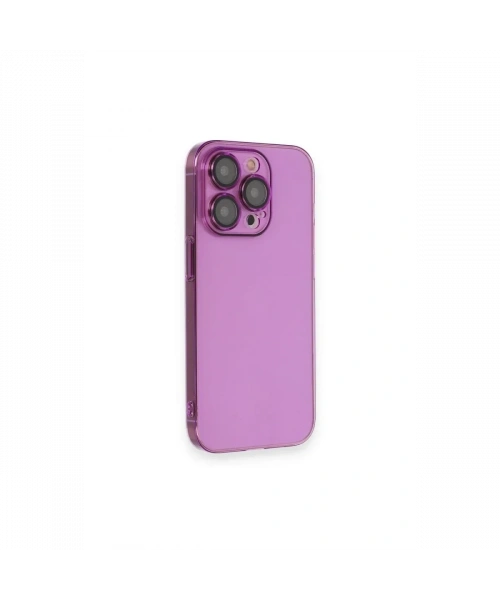 Apple iPhone 13 Pro Kılıf Armada Lensli Kapak - Mor