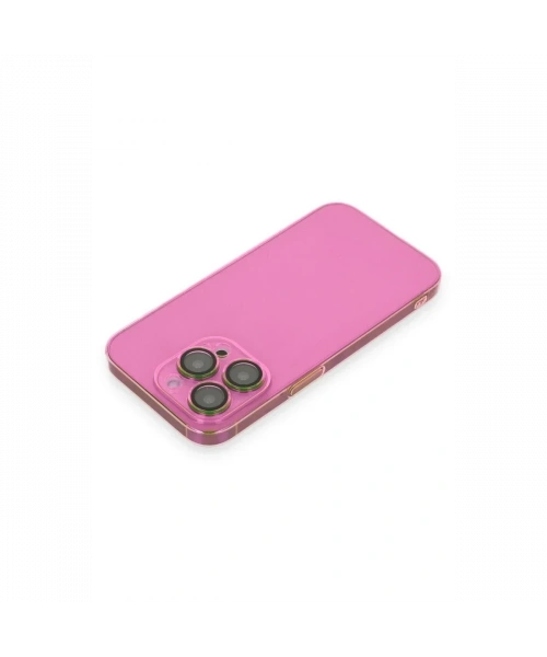 Apple iPhone 13 Pro Kılıf Armada Lensli Kapak - Pembe