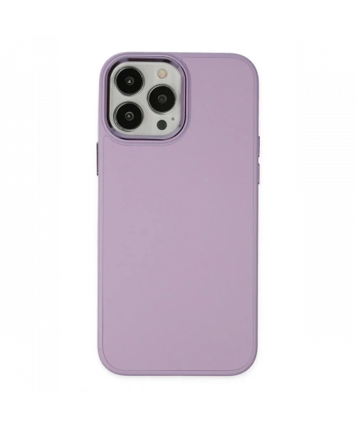 Apple iPhone 13 Pro Kılıf Asya Deri Silikon - Lila