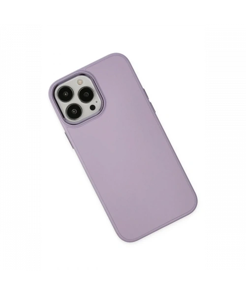 Apple iPhone 13 Pro Kılıf Asya Deri Silikon - Lila