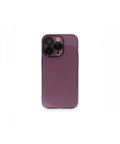 Apple iPhone 13 Pro Max Kılıf Armada Lensli Kapak - Derin Mor
