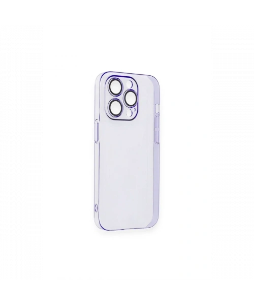 Apple iPhone 13 Pro Max Kılıf Armada Lensli Kapak - Lila