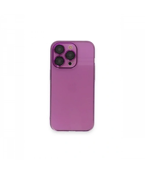 Apple iPhone 13 Pro Max Kılıf Armada Lensli Kapak - Mor