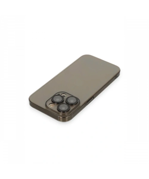 Apple iPhone 13 Pro Max Kılıf Armada Lensli Kapak - Siyah