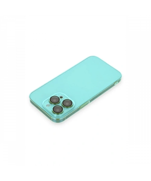 Apple iPhone 13 Pro Max Kılıf Armada Lensli Kapak - Yeşil