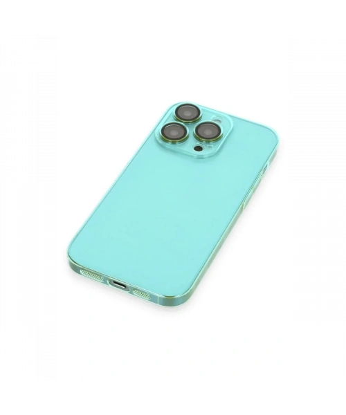 Apple iPhone 13 Pro Max Kılıf Armada Lensli Kapak - Yeşil
