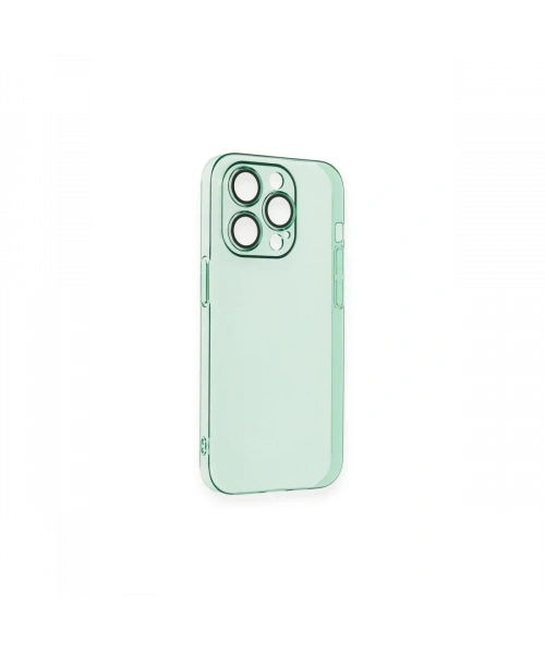 Apple iPhone 13 Pro Max Kılıf Armada Lensli Kapak - Yeşil