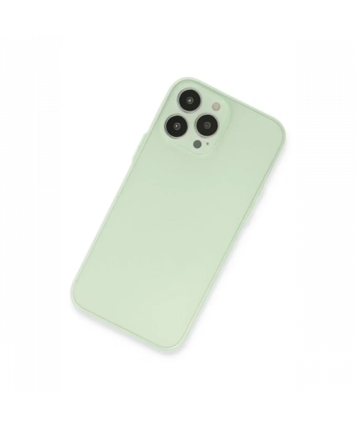 Apple iPhone 13 Pro Max Kılıf Puma Silikon - Açık Yeşil