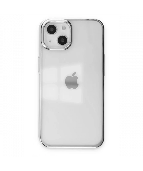 Apple iPhone 14 Plus Kılıf Element Silikon - Gümüş