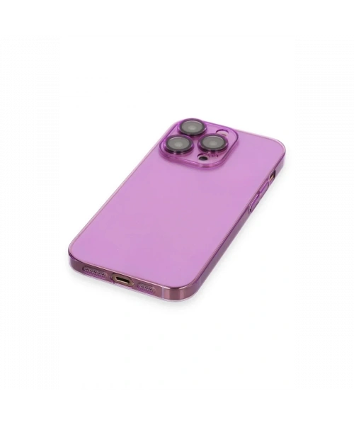 Apple iPhone 14 Pro Kılıf Armada Lensli Kapak - Mor