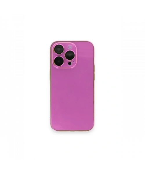 Apple iPhone 14 Pro Kılıf Armada Lensli Kapak - Pembe