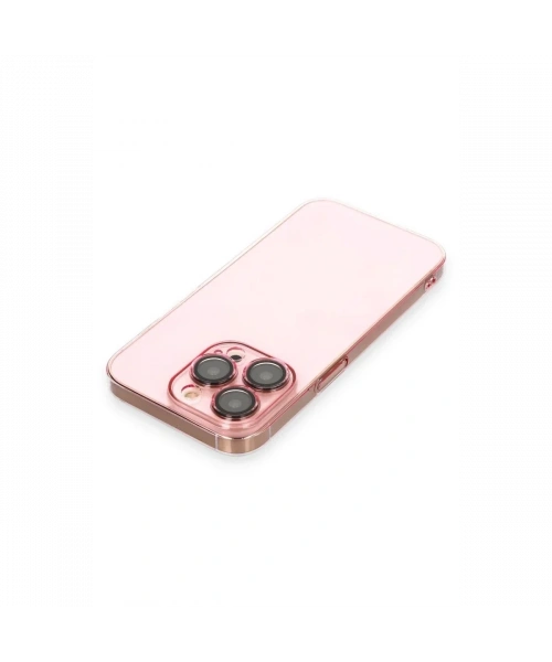 Apple iPhone 14 Pro Kılıf Armada Lensli Kapak - Rose Gold