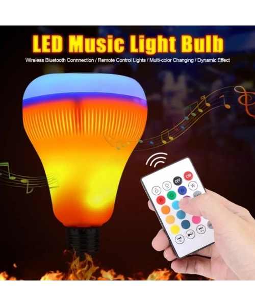 BiiShe® Kumandalı Bluetooth Hoparlör Ampul LD-37