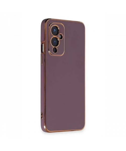 One Plus 9 Kılıf Volet Silikon - Mor
