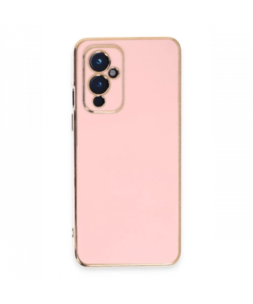 One Plus 9 Kılıf Volet Silikon - Pembe