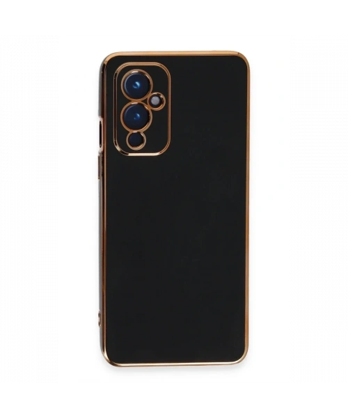 One Plus 9 Kılıf Volet Silikon - Siyah