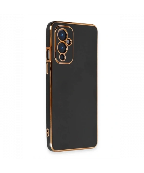 One Plus 9 Kılıf Volet Silikon - Siyah
