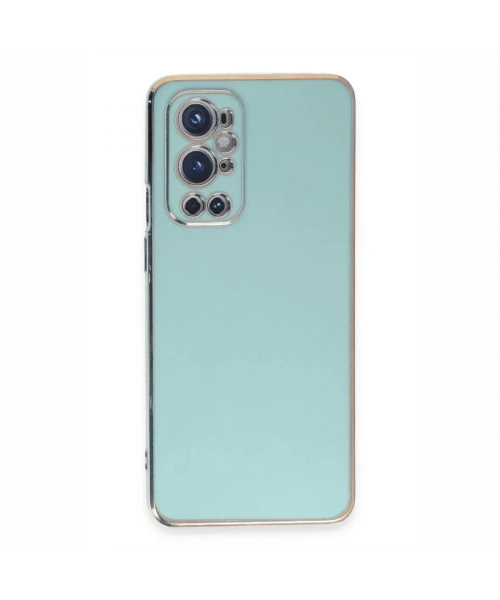 One Plus 9 Pro Kılıf Volet Silikon - Açık Yeşil