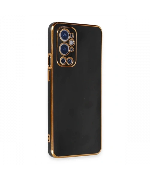 One Plus 9 Pro Kılıf Volet Silikon - Siyah