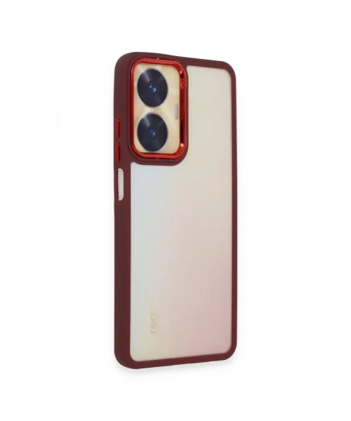 Realme C55 Kılıf Dora Kapak - Kırmızı