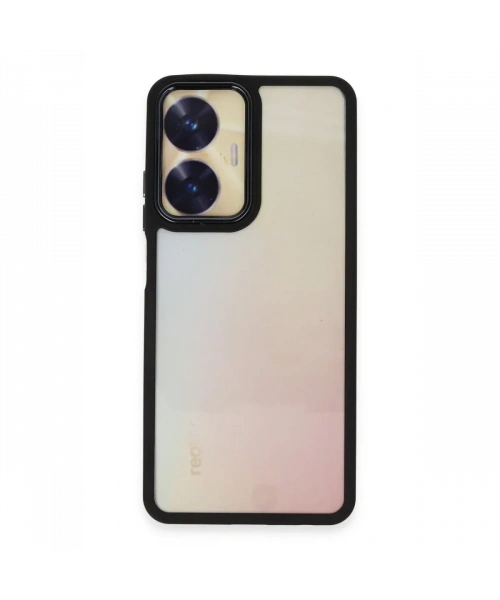 Realme C55 Kılıf Dora Kapak - Siyah