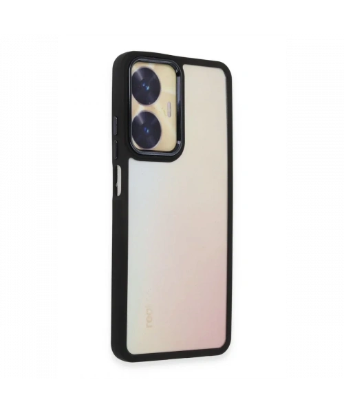 Realme C55 Kılıf Dora Kapak - Siyah