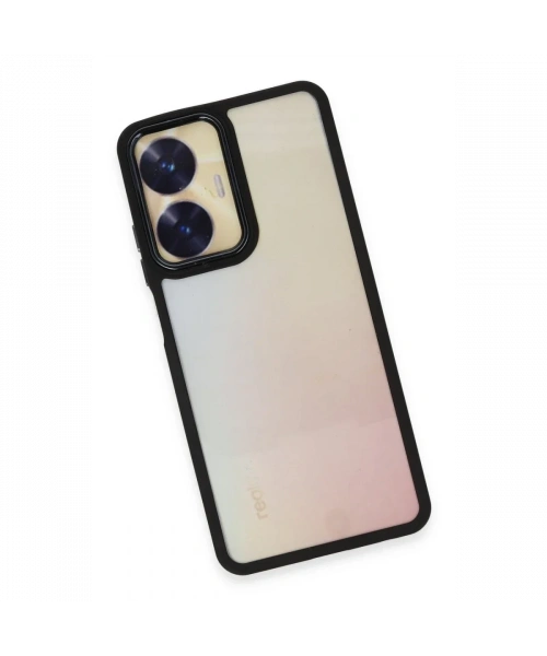 Realme C55 Kılıf Dora Kapak - Siyah