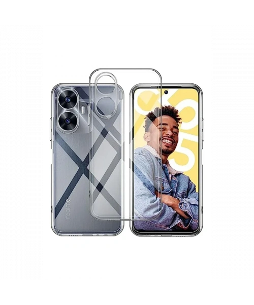 Realme C55 Kılıf Lüx Şeffaf Silikon
