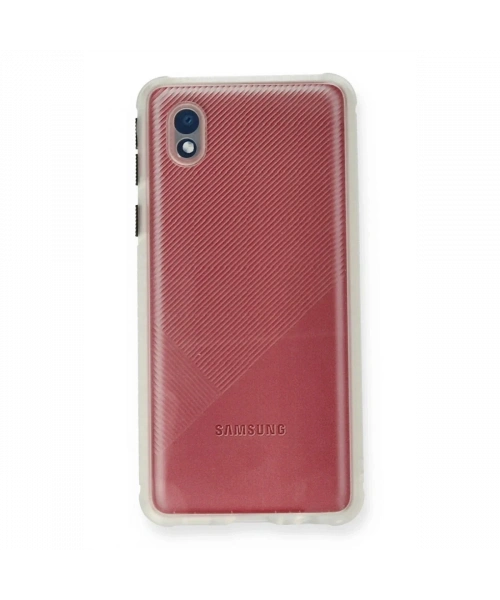 Samsung Galaxy A01 Core Kılıf Miami Şeffaf Silikon - Şeffaf