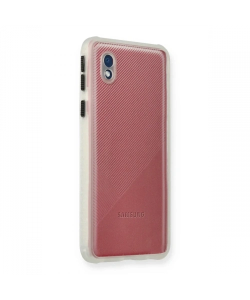 Samsung Galaxy A01 Core Kılıf Miami Şeffaf Silikon - Şeffaf