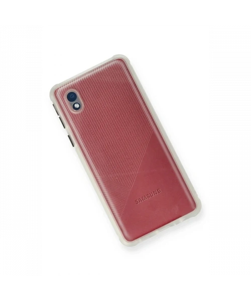 Samsung Galaxy A01 Core Kılıf Miami Şeffaf Silikon - Şeffaf