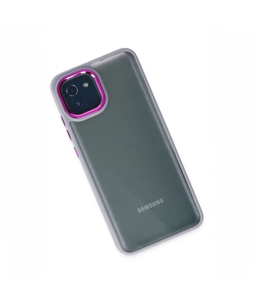 Samsung Galaxy A03 Kılıf Dora Kapak - Lila