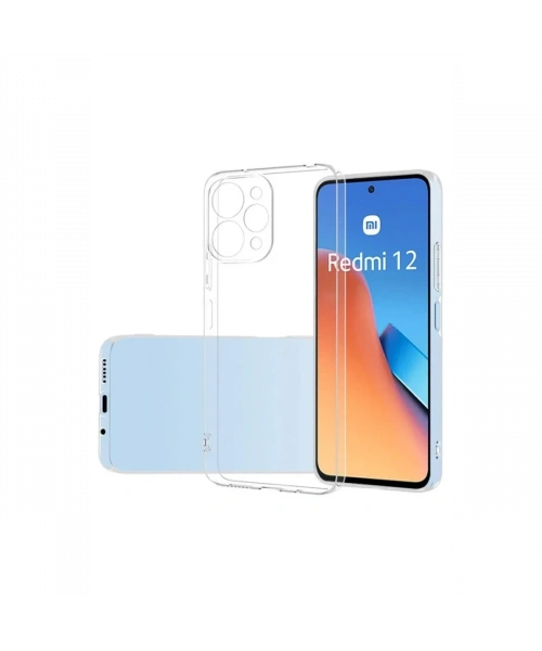 Xiaomi Redmi 12 Kılıf Lüx Şeffaf Silikon