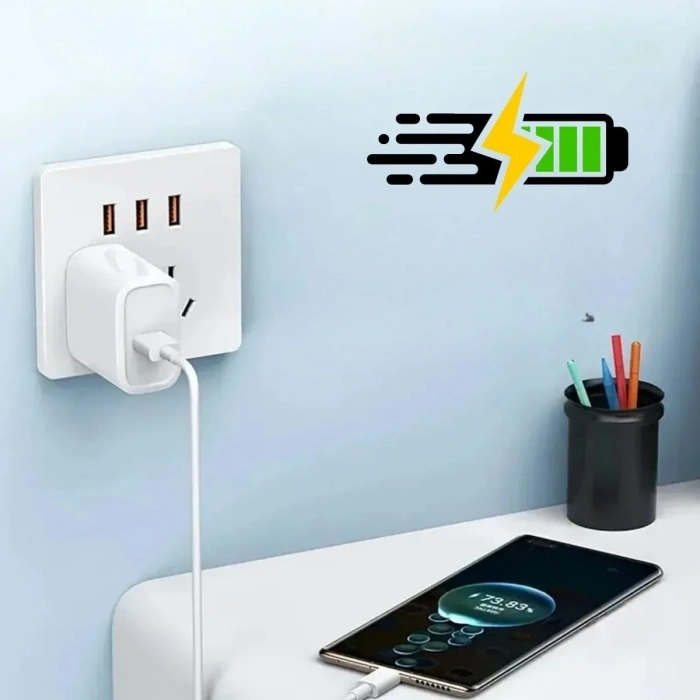 BiiShe® 120W USB Hızlı Type C Uçlu Kablolu Şarj Aleti