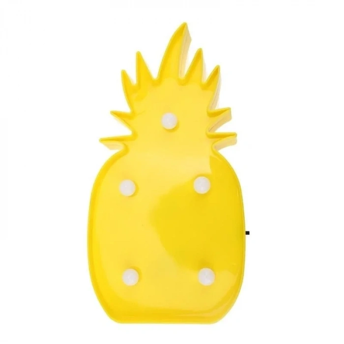 BiiShe® Ananas Şeklinde Ledli Dekoratif Eğlenceli Çocuk Gece Lambası