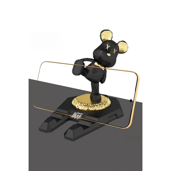 BiiShe® Ayıcıklı Telefon ve Tablet Standı Masa Üstü Telefon ve Tablet Tutucu Aparatı