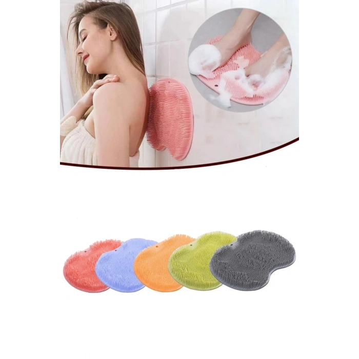 BiiShe Çok Amaçlı Esnek Yumuşak Banyo El Ayak Vücut Plastik Duş Matı Plastik Banyo Matı