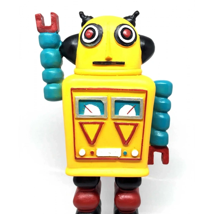 BiiShe® Decotown Nostaljik Sevimli Uzaylı Robot Şeklinde Figür Biblo