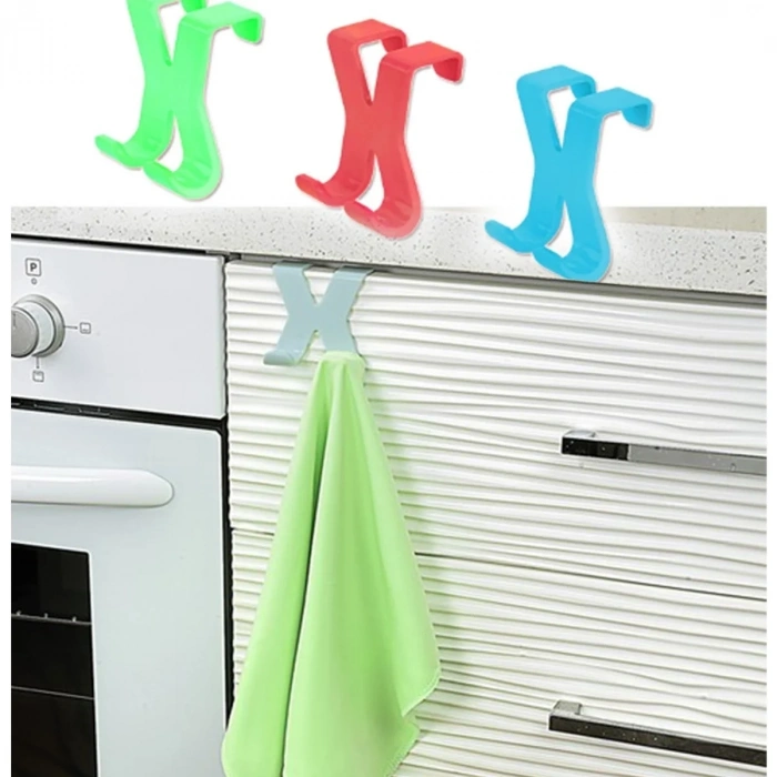 BiiShe® Hang it Pratik Kolay Taşımabilir Havlupan 2 Kancalı Banyo Askısı