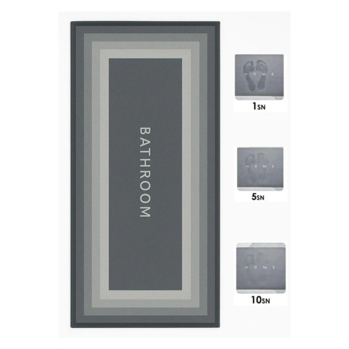 BiiShe® Sihirli Süper Su Emici Kaymaz Tabanlı Uzun Paspas 40*120 cm