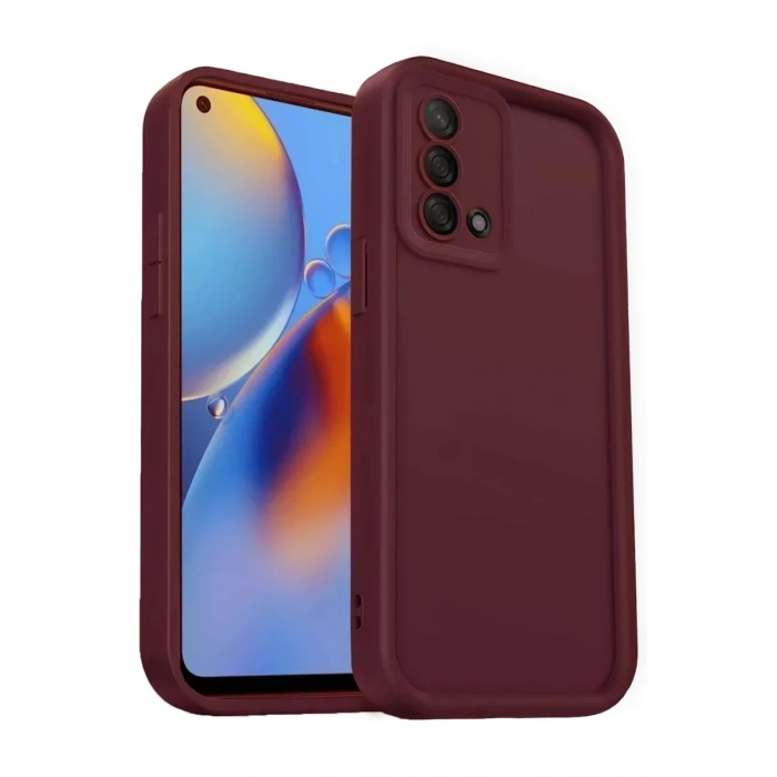 Mey İthalat®   A74 4G Kılıf Viera Silikon - Bordo