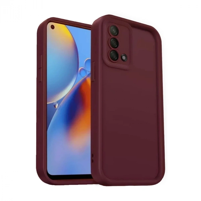 Mey İthalat®   A74 4G Kılıf Viera Silikon - Bordo