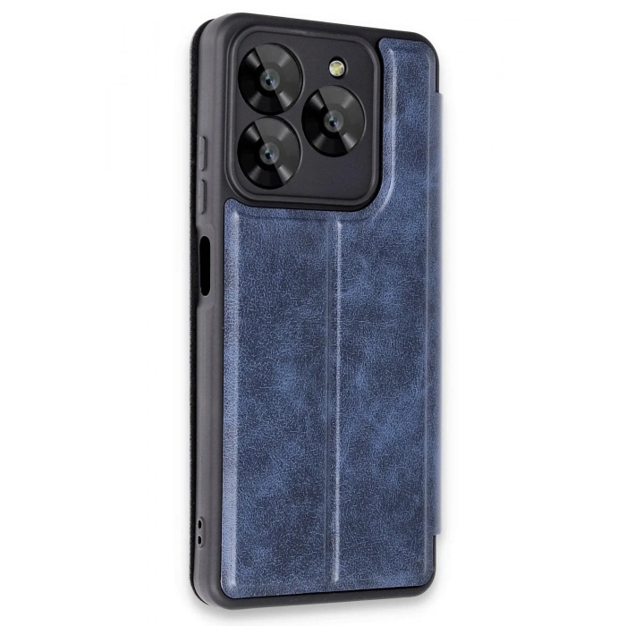 Mey İthalat®  General Mobile Era 50 Kılıf Flip Cover - Lacivert