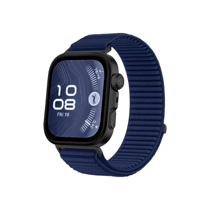 Mey İthalat®  Huawei Fit 4 Braid Kordon - Lacivert
