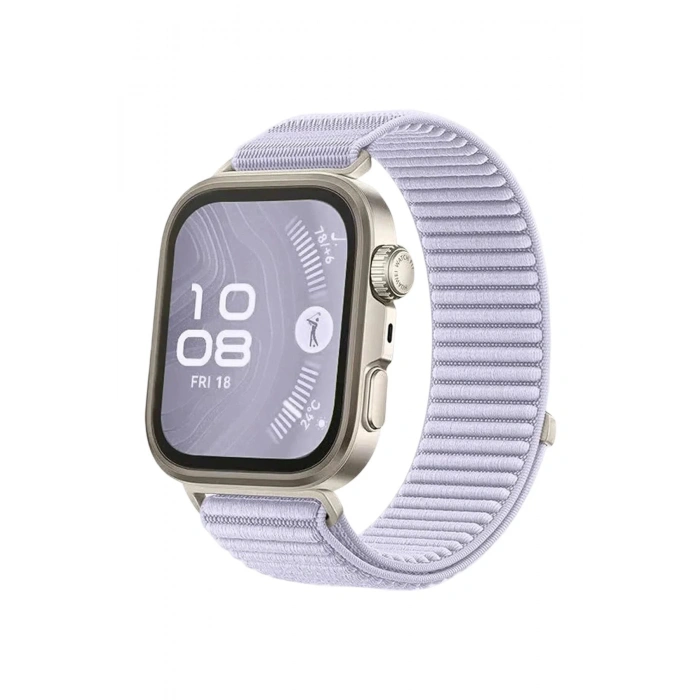 Mey İthalat®  Huawei Fit 4 Braid Kordon - Lila
