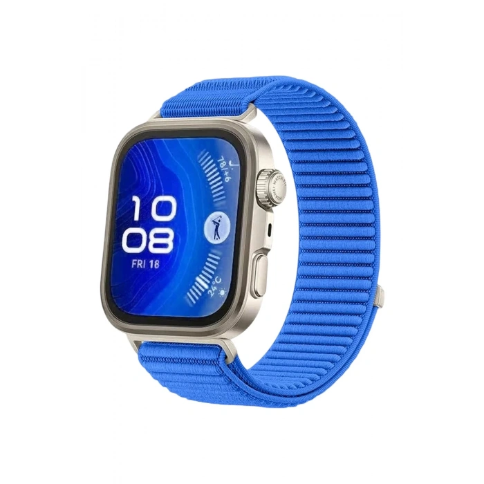 Mey İthalat®  Huawei Fit 4 Braid Kordon - Mavi